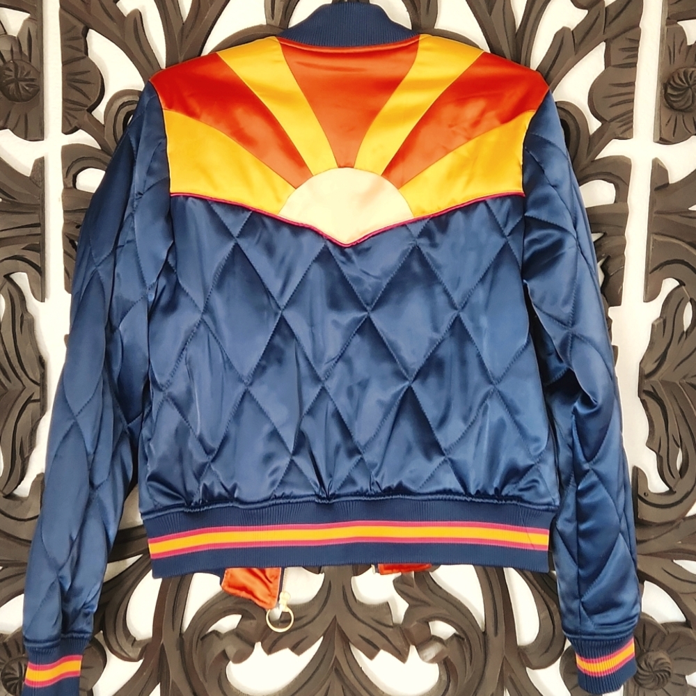 Original classic rock couture satin jacket